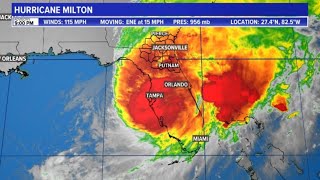 Continuing Coverage  Heres the latest on Hurricane Milton 8 pm advisory [upl. by Inah]