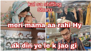 MAMA KARACHI AA RAHI HY  ITNA MEHNGA DINNER SET  HIRA SHAHID [upl. by Nic]