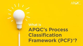 Learn What the Process Classification Framework PCF Is [upl. by Lenox]