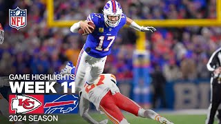 Kansas City Chiefs vs Buffalo Bills  2024 Week 11 Game Highlights [upl. by Uhthna639]