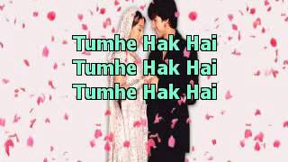 Mujhe Haq Hai VivahHIndi Karaoke Latest YouTube [upl. by Tena]