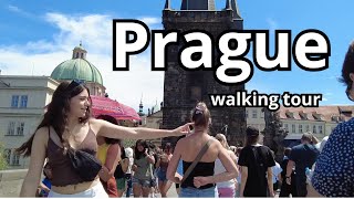 Prague walking tour summer 2024 [upl. by Ary]