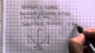 Transformaciones isométricas 06 Traslación Simetria Rotación [upl. by Naziaf]