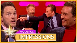 Every Greatest Impression EVER  Marathon  The Graham Norton Show [upl. by Yeltrab789]