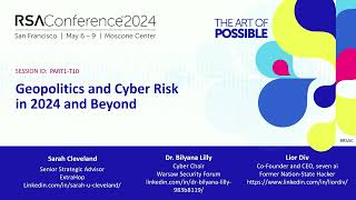 Geopolitics and Cyber Risk in 2024 and Beyond [upl. by Ardenia]