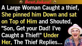 🤣 The Thief Who Couldnt Escape a Determined Woman  BEST JOKES OF THE WEAK  humor [upl. by Darnok717]