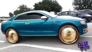 Florida Classic Weekend 2021 Magic Mall  Orlando Florida Big Rims Donks Amazing Whipz [upl. by Weinshienk]