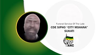 Funeral Service  Sipho Elleck quotCity Mshanaquot Sukati [upl. by Rozalin715]