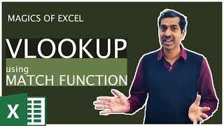 Dynamic VLOOKUP With MATCH Function [upl. by Iahk546]