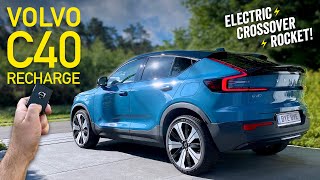 2023 Volvo C40 Recharge ⚡️ 408 hp  AWD  POV drive amp walkaround [upl. by Moritz]