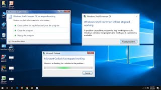 How to Fix All Windows Shell Common DLL has Stopped Working in Windows PC [upl. by Annohsed]