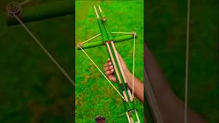 Bamboo Creations with New cross bow Bamboo Diy Slingshot [upl. by Larsen]