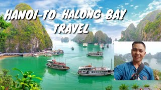 HANOI TO HALONG BAY TRAVEL AND TOUR travel halongbay vietnam [upl. by Eilrac687]