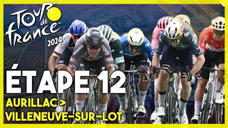 TOUR DE FRANCE 2024 ETAPE 12  AURILLAC › VILLENEUVESURLOT [upl. by Eifos185]