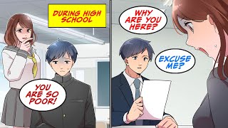 My former high school classmate who made fun of me came to the job interview Manga Dub [upl. by Dosia]