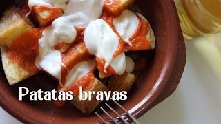 PATATAS BRAVAS RECIPE BY SPANISH COOKING [upl. by Huff]