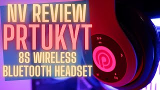 NV Review  The Prtukyt 8S Wireless Bluetooth Headset [upl. by Ciardap556]