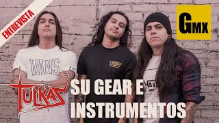 ENTREVISTA EXCLUSIVA El Gear de los guitarristas y del bajista de TULKAS  Revista GuitarraMX [upl. by Arahk82]