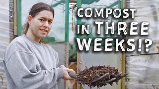 How to make compost REALLY FAST Hot composting for your allotment [upl. by Ecinahs]