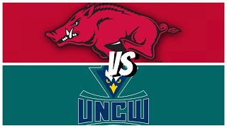 Arkansas vs UNC Wilmington Basketball Recap [upl. by Had673]