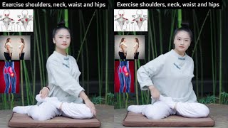 Flexible legs and ankles  Exercise shoulders neck waist and hips  Qi Gong  Tai Chi Waner [upl. by Samohtnhoj]