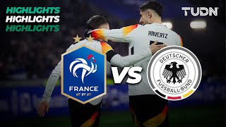 HIGHLIGHTS  Francia 02 Alemania  Amistoso Internacional  TUDN [upl. by Mccormac]