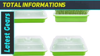 Seed Sprouter Tray with Lid for Healthy and Fast Seed Germination [upl. by Humo]