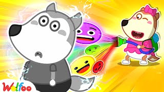 Dont Stole Wolfoos Emotions  Funny Stories for Kids About Emotions 🤩 WolfooCanadaKidsCartoon [upl. by Gnex]