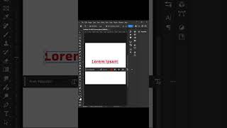 Change text size in photoshop adobetips tutorial adobephotoshope adobephotoshopccadobephotoshop [upl. by Dlorad]