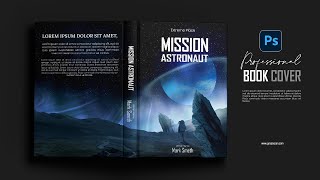 How to make a book cover design  adobe photoshop tutorial [upl. by Alexander]