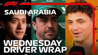 The Drivers Look Forward To Exciting Weekend In Jeddah  2024 Saudi Arabian Grand Prix [upl. by Reltuc]