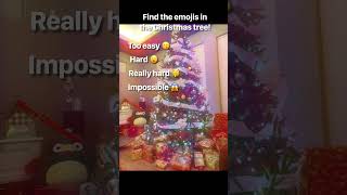 Merry Christmas Find the emojis in the tree [upl. by Cacilie]