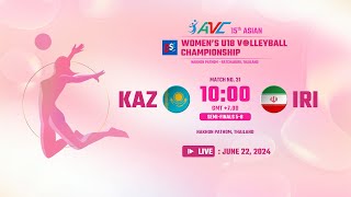 KAZ IRISF 5815th Asian Women’s U18 [upl. by Knick]