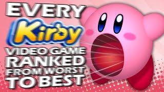 Every Kirby Game Ranked From WORST To BEST [upl. by Kulda]