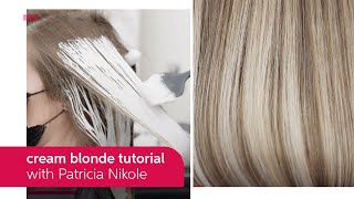 Cream Blonde How To with Patricia Nikole  Wella Professionals [upl. by Imit]