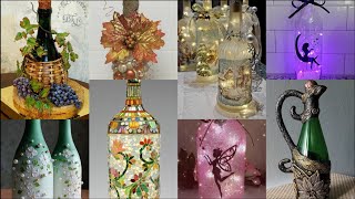 Most beautiful latest and most creative handmade DiY bottle decor craft ideas [upl. by Euqirat530]