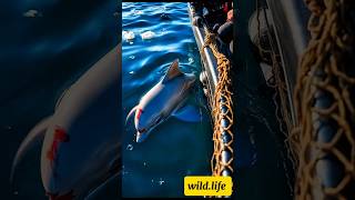 Rescuing the Trapped Dolphin Calf A Heartwarming Arctic StoryquotDolphinRescueMarineLife [upl. by Nytsirhc]