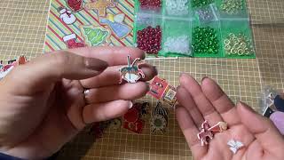 Crafty Small Business Haul  Maggie Holmes Charms and Christmas Dew Drops [upl. by Belda]