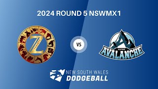 2024 NSWDL R5 Mixed Div 1 Alpine Avalanche vs Zetland Zodiacs [upl. by Pardoes854]