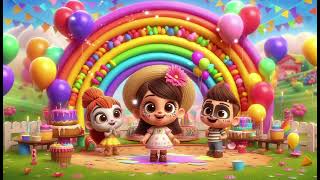 Coco and the Rainbow Friends  Fun Story About Friendship and Teamwork [upl. by Obel]