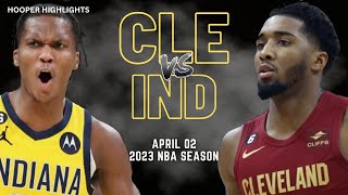 Cleveland Cavaliers vs Indiana Pacers Full Game Highlights  Apr 2  2023 NBA Season [upl. by Pontias948]