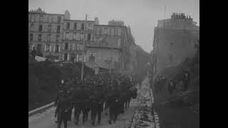 American Soldiers Arrival at Brest during WWI [upl. by Ordnasela]