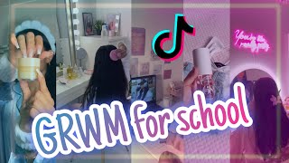 GRWM for school 🎀 20 minutes ULTIMATE TikTok compilation 💅grwmforhighschool tiktoktrend grwm [upl. by Phina]