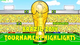 WORLD CUP 2014 HIGHLIGHTS by 442oons Brazil 2014 World Cup Review Compilation Clips [upl. by Maxine]