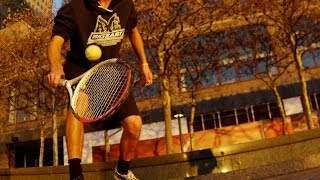 Tennis Tricks  Stefan Bojic  NYC Video [upl. by Nahtal]