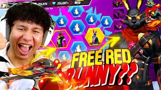 Free Fire But Late Red Bunny Bundle Opening 🤪 Tonde Gamer [upl. by Wu]