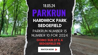 Going Sub 27 at Sedgefield Parkrun [upl. by Keiryt]