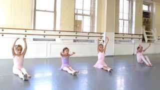 The Joffrey Ballet School NYC Pre Ballet 2 Class feature from The Childrens Program [upl. by Aonian]