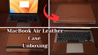 Amazon MacBook Air M1 Leather Case amazon apple macbookairleather [upl. by Ahsaek]