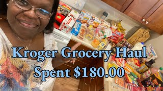 Kroger Grocery Haul  18000 groceryhaul krogergroceryhaul [upl. by Akeem]